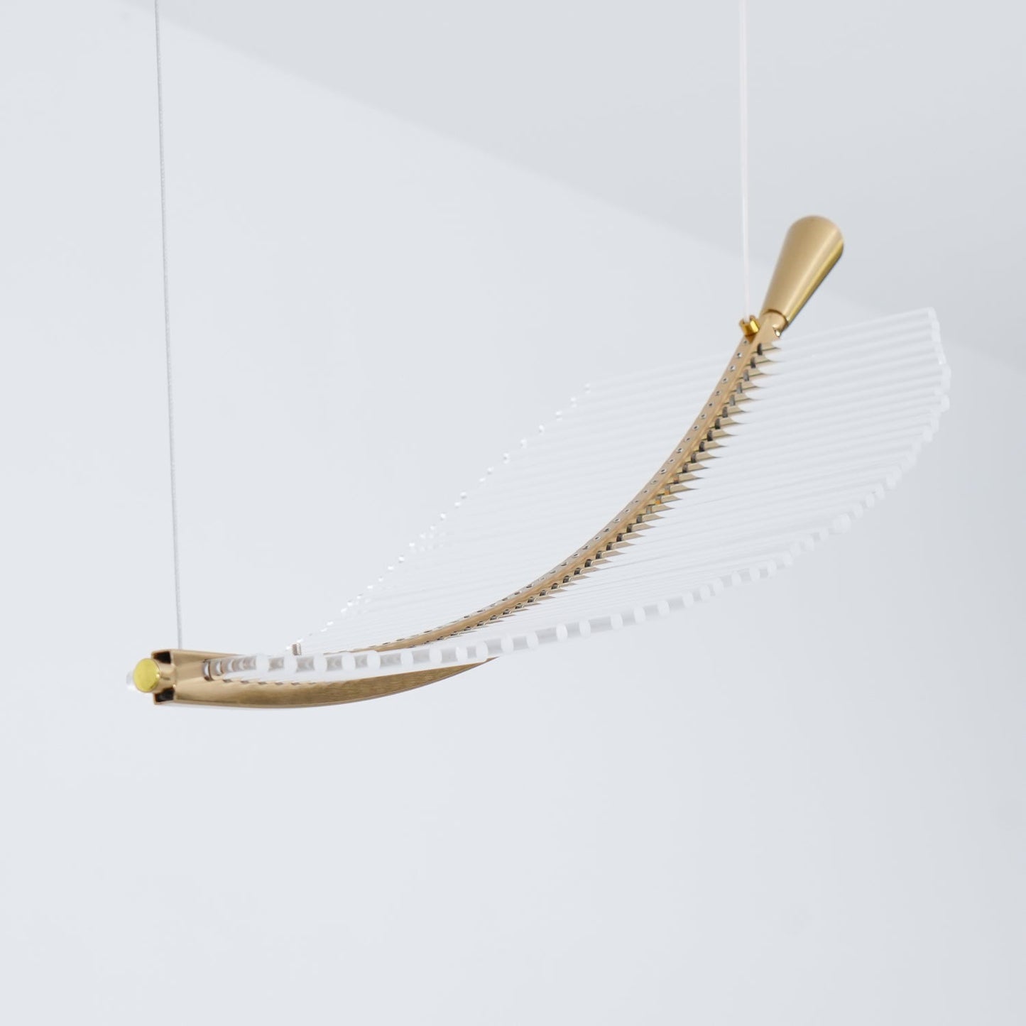 Modern Leaf LED Chandelier - Dimmable, Energy-Efficient Lighting