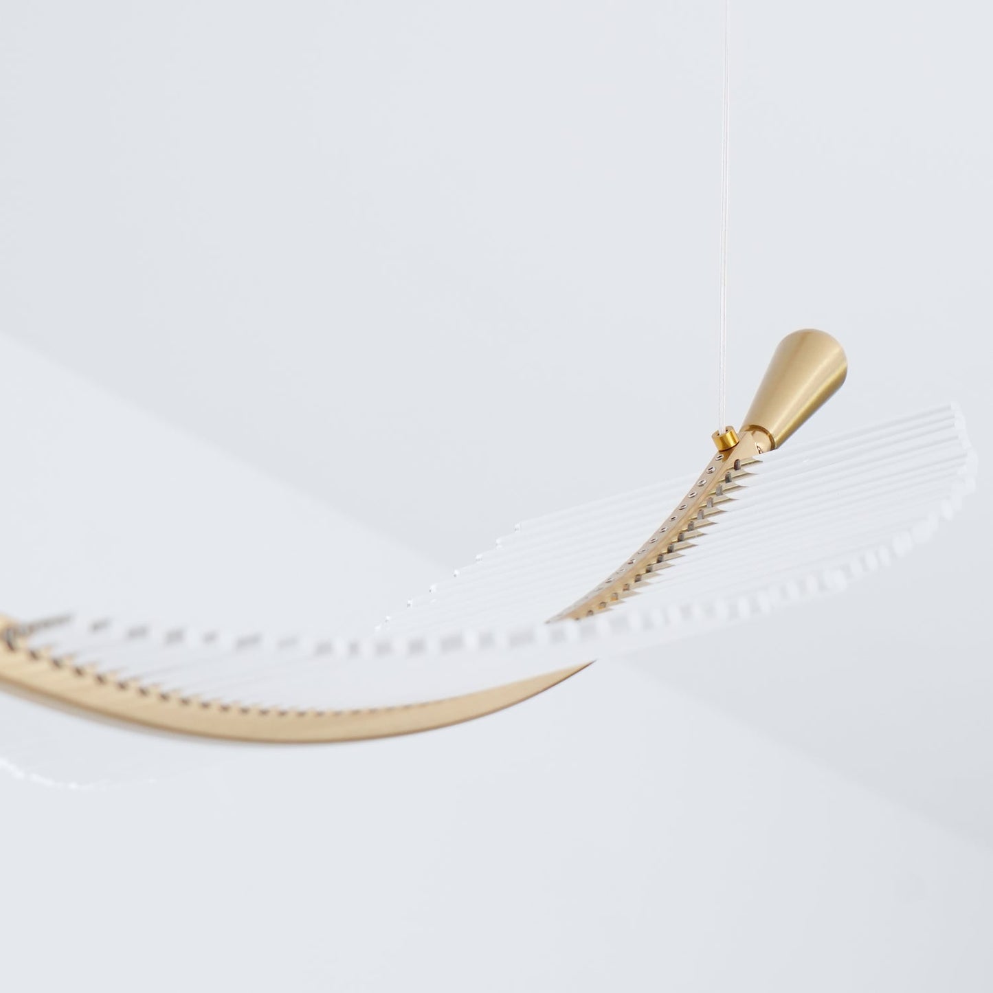 Modern Leaf LED Chandelier - Dimmable, Energy-Efficient Lighting