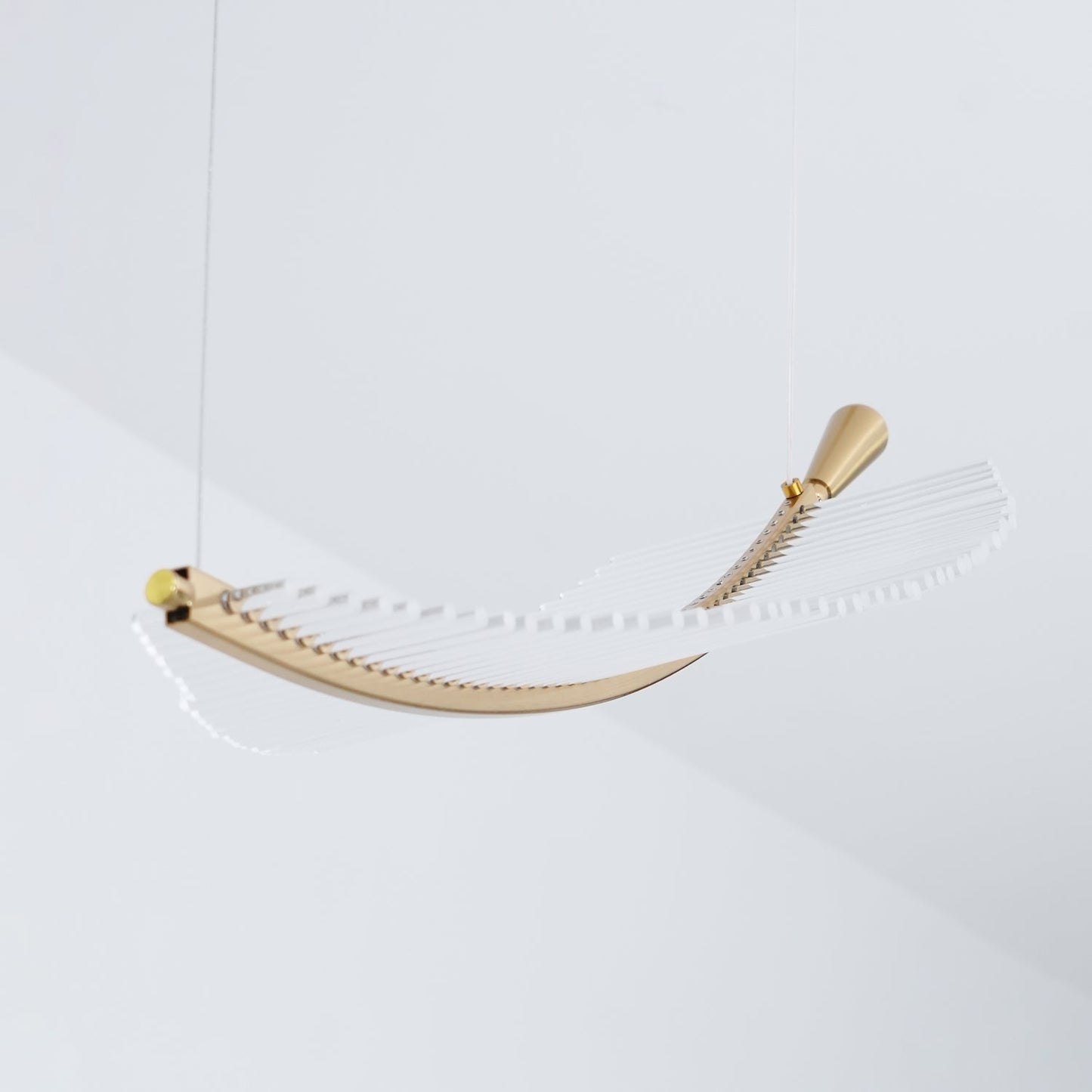 Modern Leaf LED Chandelier - Dimmable, Energy-Efficient Lighting