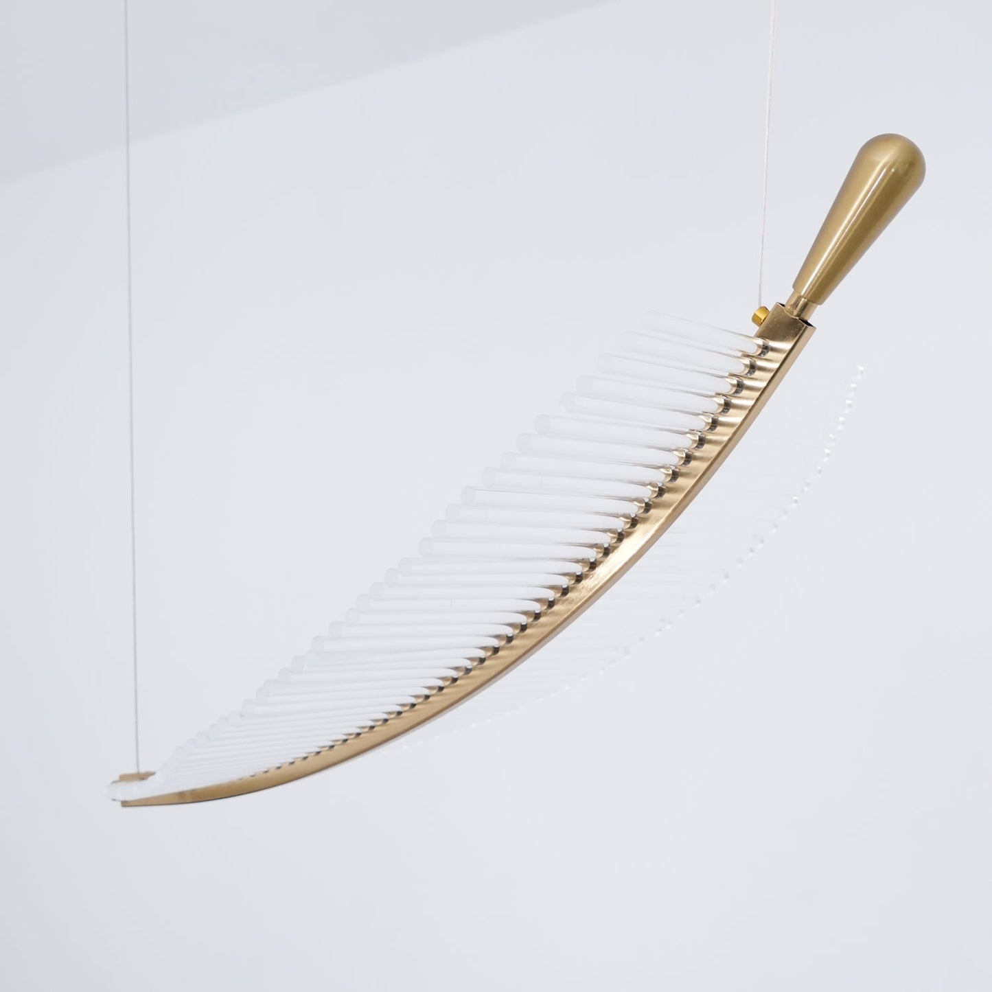 Modern Leaf LED Chandelier - Dimmable, Energy-Efficient Lighting