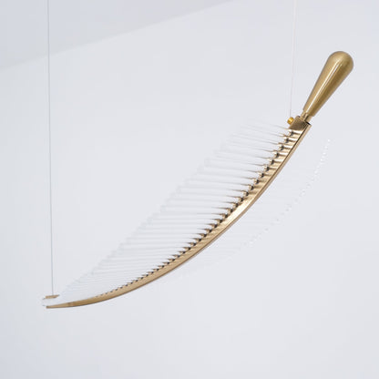 Modern Leaf LED Chandelier - Dimmable, Energy-Efficient Lighting