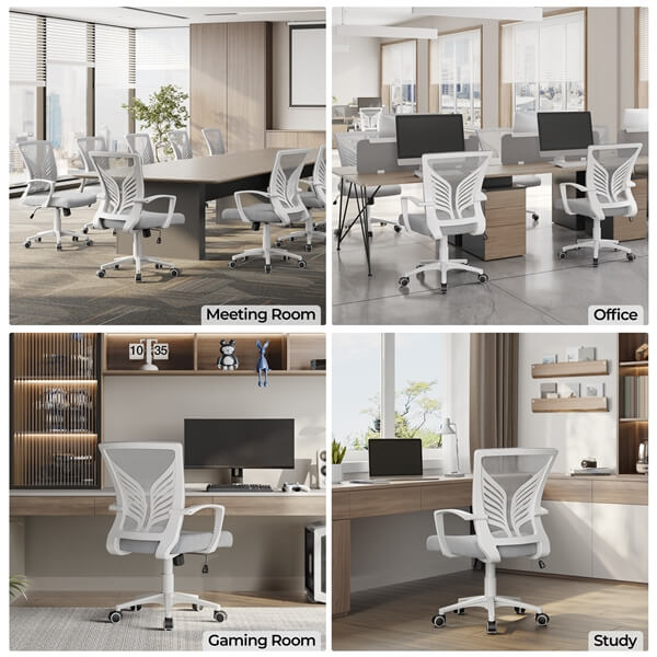 2pcs Mesh Office Chairs Position 5