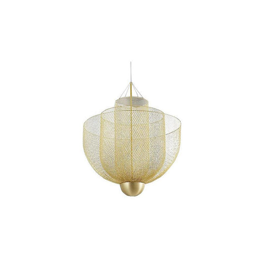 Meshmatics Modern Hanging Lamp with Adjustable Height & LED Bulbs