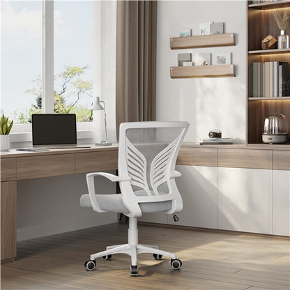 Mesh Office Chair Swivel Rolling Position 1
