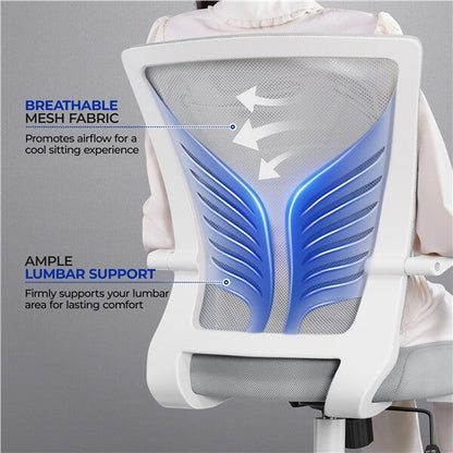 Mesh Office Chair Swivel Rolling Position 6