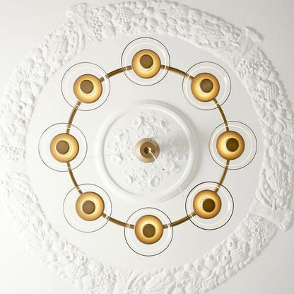 Solara Modern Chandelier - Adjustable Height, Energy-Efficient LED Lig