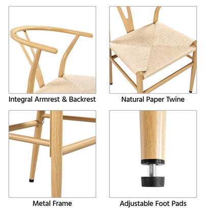 Set of 4 Weave Chair Position 4