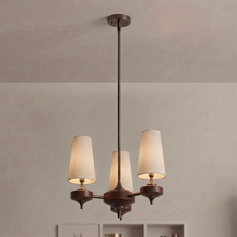 Orlan Shade Chandelier - Elegant Design with Adjustable Brightness