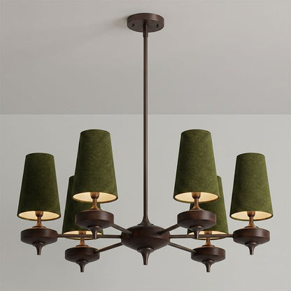 Orlan Shade Chandelier - Elegant Design with Adjustable Brightness