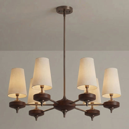 Orlan Shade Chandelier - Elegant Design with Adjustable Brightness