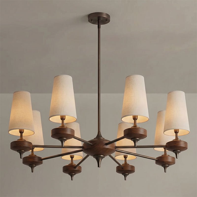 Orlan Shade Chandelier - Elegant Design with Adjustable Brightness