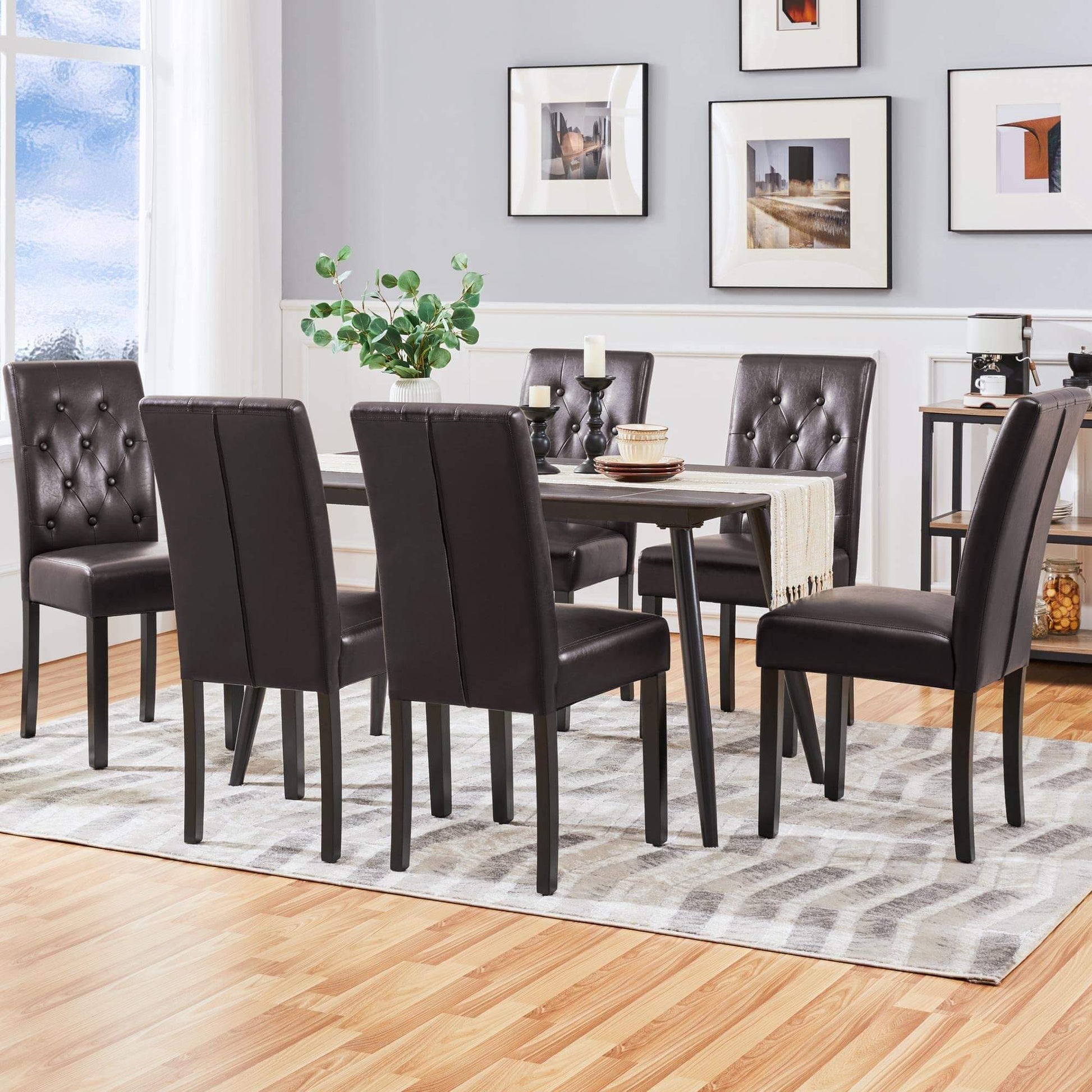 Set of 6 Dining Chairs Kitchen Chairs Position 1