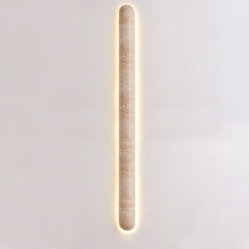 Liora Travertine Wall Sconce - Elegant Design, Adjustable Light Direct