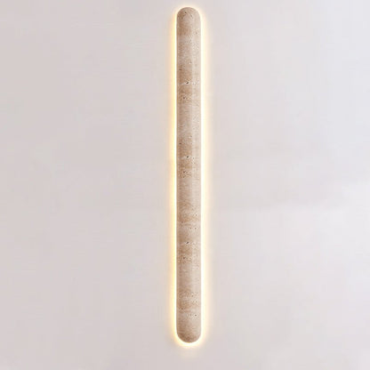 Liora Travertine Wall Sconce - Elegant Design, Adjustable Light Direct