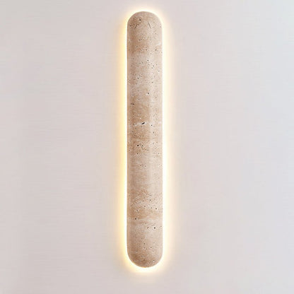 Liora Travertine Wall Sconce - Elegant Design, Adjustable Light Direct