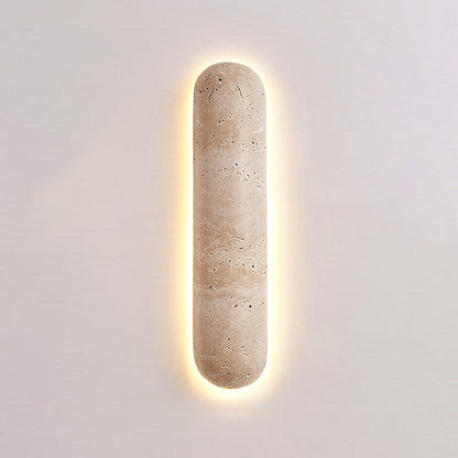 Liora Travertine Wall Sconce - Elegant Design, Adjustable Light Direct