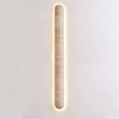 Liora Travertine Wall Sconce - Elegant Design, Adjustable Light Direct