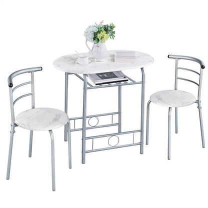 3 Piece Dining Table Set Position 4