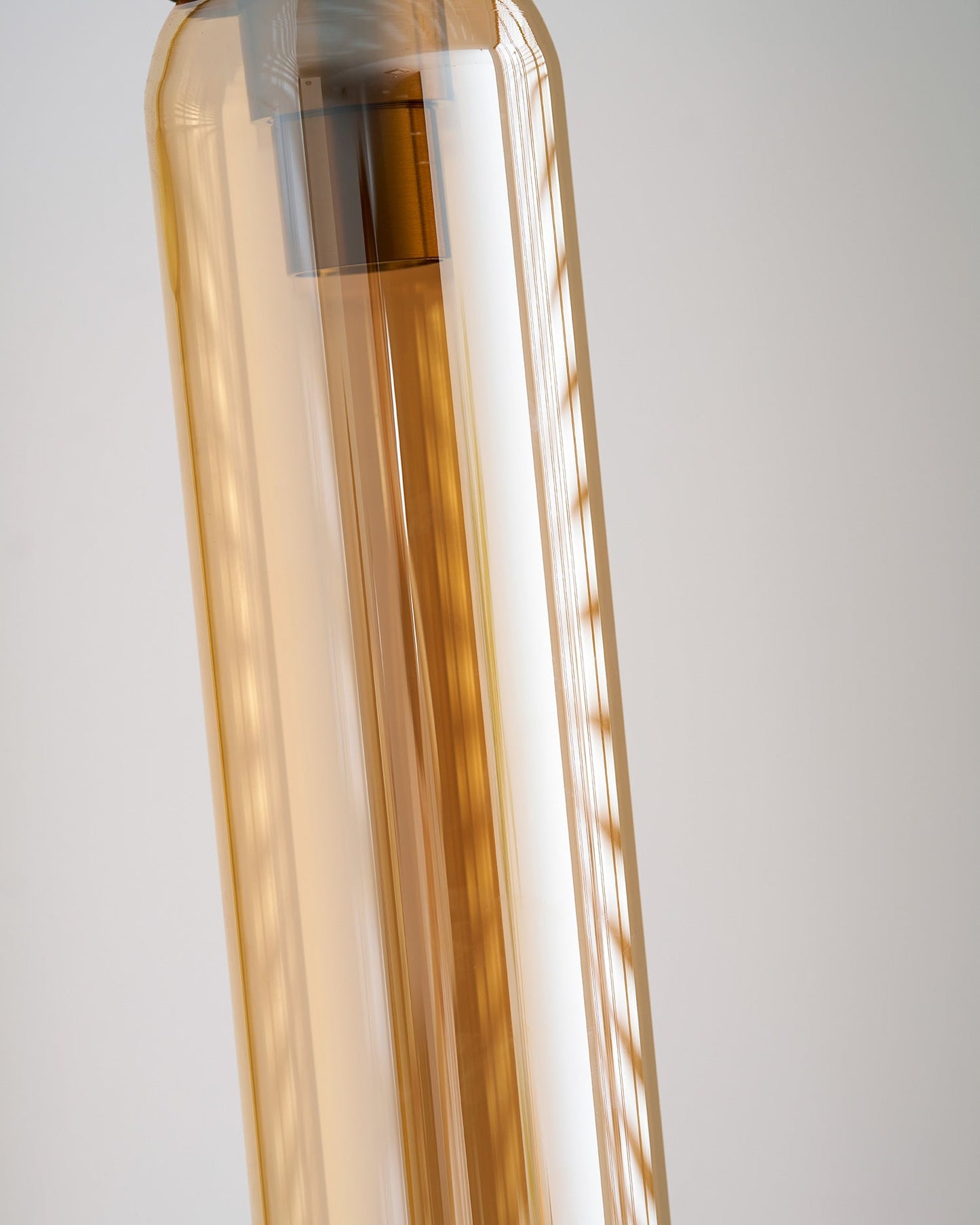 Sleek Glass Plug-In Wall Lamp with Adjustable Brightness & Easy Instal