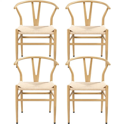 Set of 4 Weave Chair Position 2