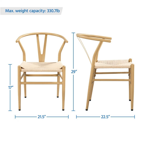 Set of 4 Weave Chair Position 3
