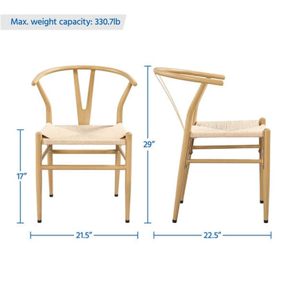 Set of 4 Weave Chair Position 3