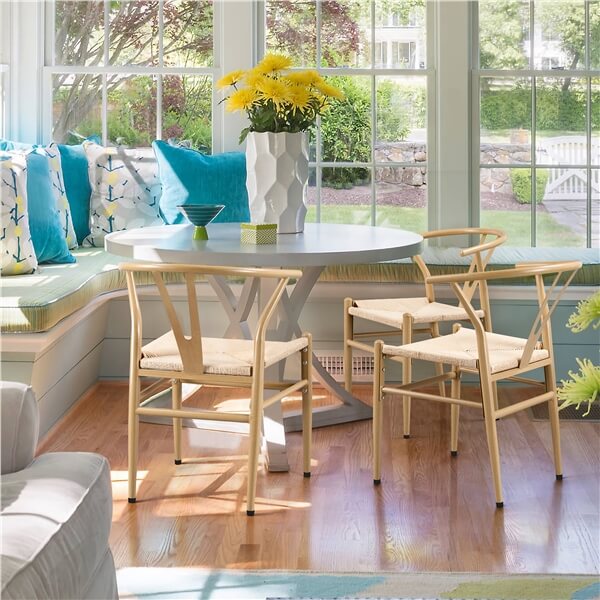 Set of 4 Weave Chair Position 6
